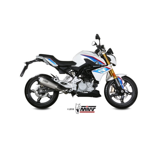 [MIVV] Escape system 1X1 Delta Steel BMW G 310 18-24