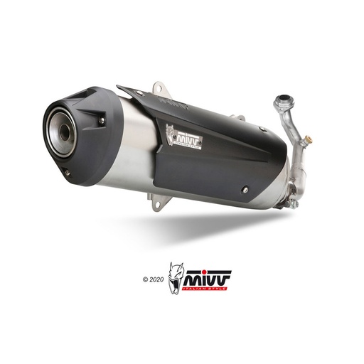[MIVV] Escape Full system 1X1 Urban St. Steel Yamaha X-MAX 300 2017-20