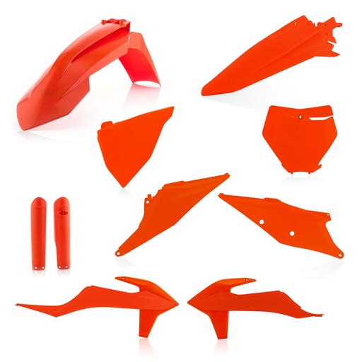 [Acerbis] Kit de plasticos completos [Color: Naranja] KTM SX 125-150-250 19-22, SX-F 250-350-450 19-22, XC-F 250-350-450 19-22