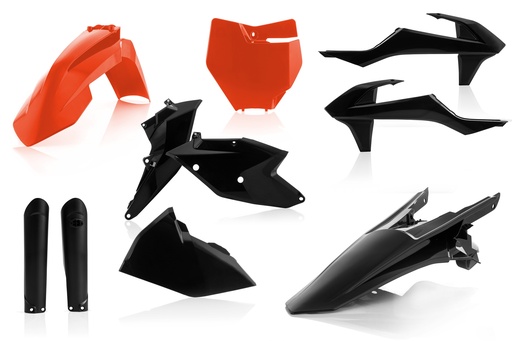 [Acerbis] Kit de plasticos completos [Color: Naranja] KTM SX 125-150-250 16-18, SX-F 250-350-450 16-18, XC-F 250-350-450 16-18