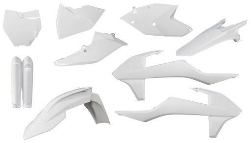 [Acerbis] Kit de plasticos completos [Color: Blanco] KTM SX 125-150-250 16-18, SX-F 250-350-450 16-18, XC-F 250-350-450 16-18