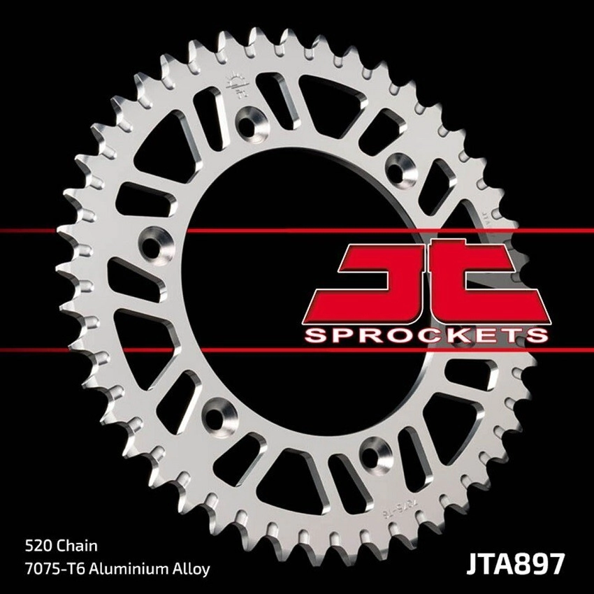 [JT] Corona de ALUMINIO Z:45 ALU 00 16 KTM E-XC 125-250-350-620 94-25, EXC 125-150-200-250-300-360-380-400-440-450-500-520-525-530 94-27, EXC 6DAYS 300 2018… (12 modelos) || KTM Adventure 790, 890