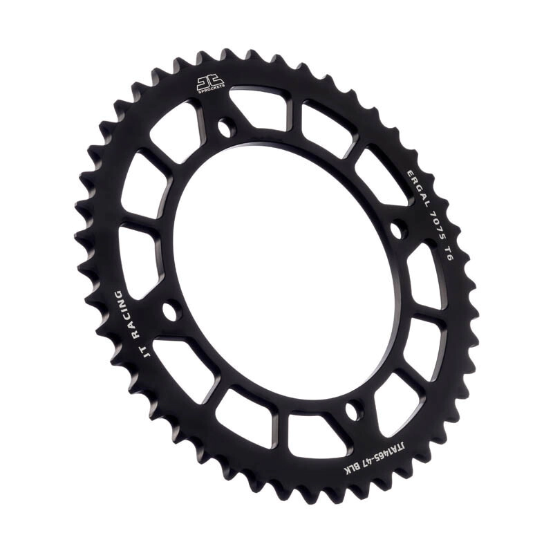 [JT] Corona de ALUMINIO Z:47 ALU Negra Kawasaki KX 65 02-24 || Suzuki RM 65 03-05