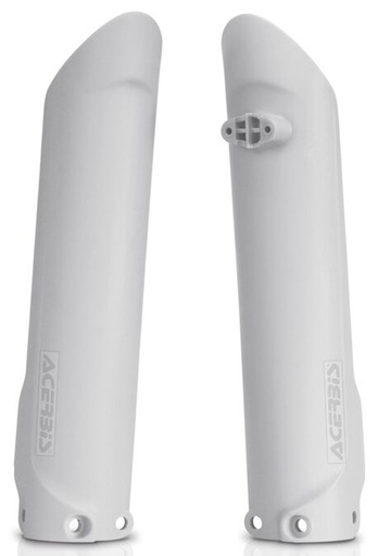 [Acerbis] Protector de horquilla [Color: Blanco] Fork Covers GasGas EC 250-300 21-23, EC F 250-350 21-23, EX 250-300 21-23, EX F 250-350-450 21-23, MC 125-250 21-23, MC F 250-350-450 21-23… (+2 marcas · 8 modelos)