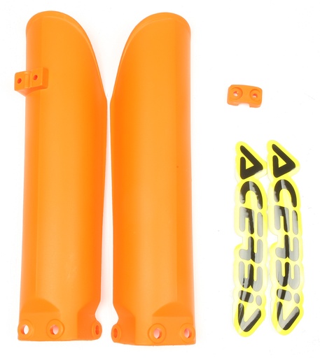 [Acerbis] Protector de horquilla [Color: Blanco] Fork Guard Husqvarna TC 19/16 85 15-17 || KTM SX 19/16 85 13-17