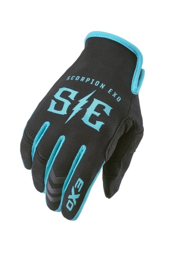 [SCORPION EXO] Guantes [Color: Negro] Talle:2X Charge Teal