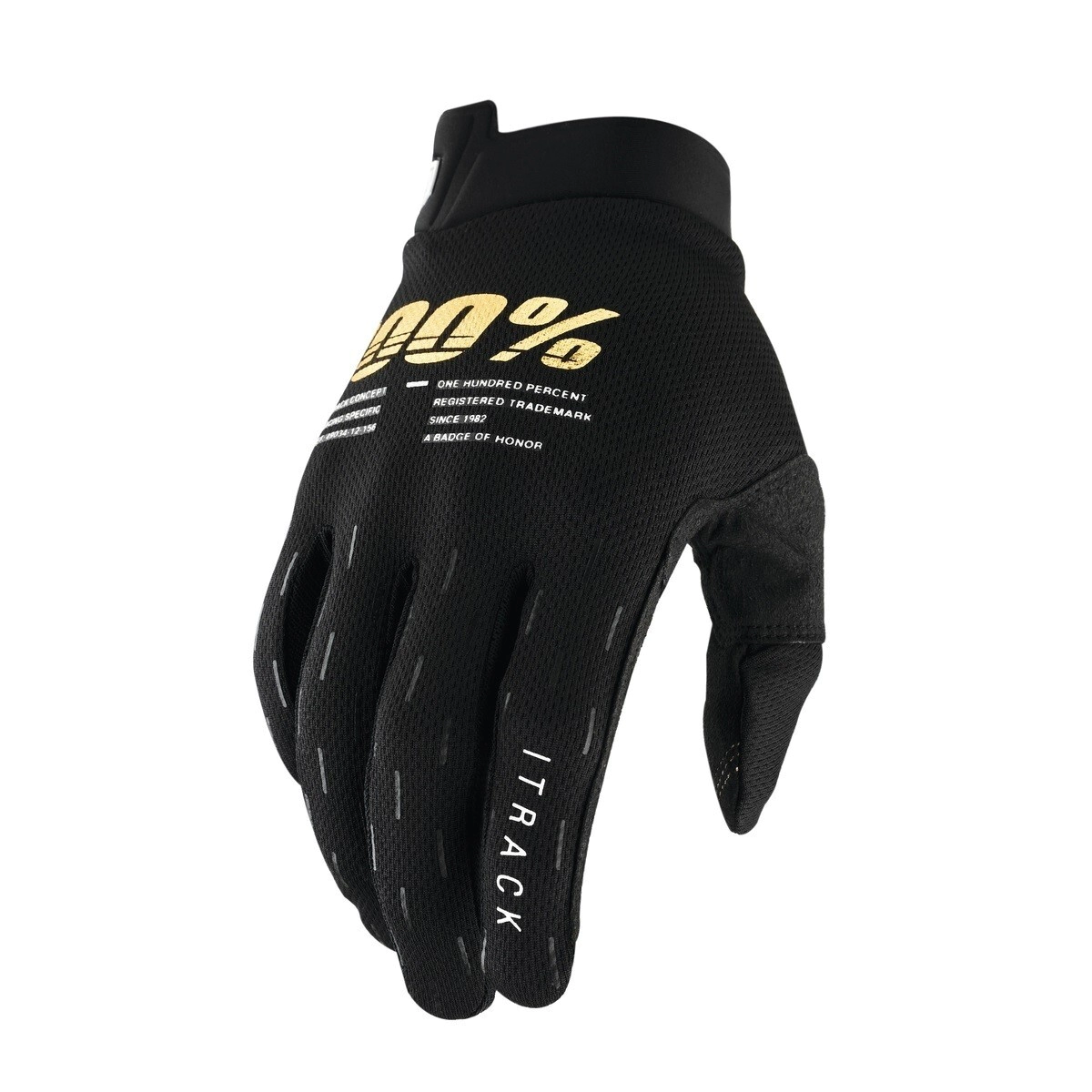 [100%] Guantes [Color: Negro] [Talle: M] Itrack Youth