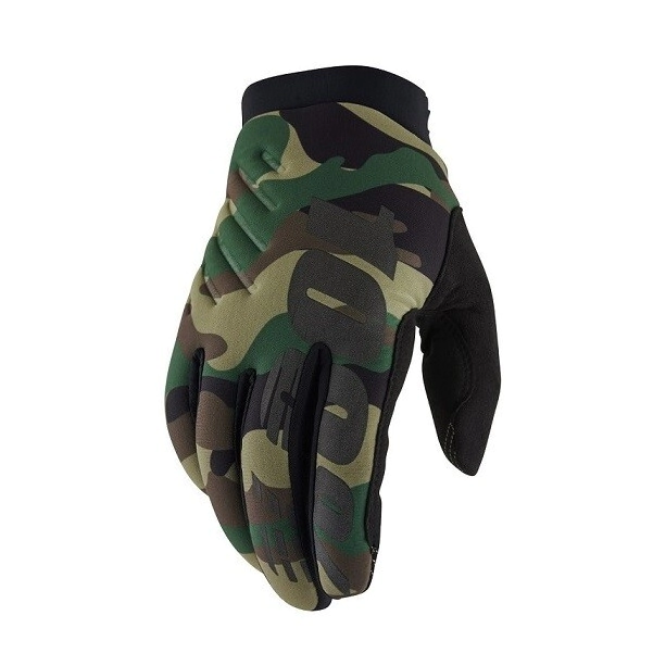 [100%] Guantes [Color: Negro] Talle:L Brisker Camo