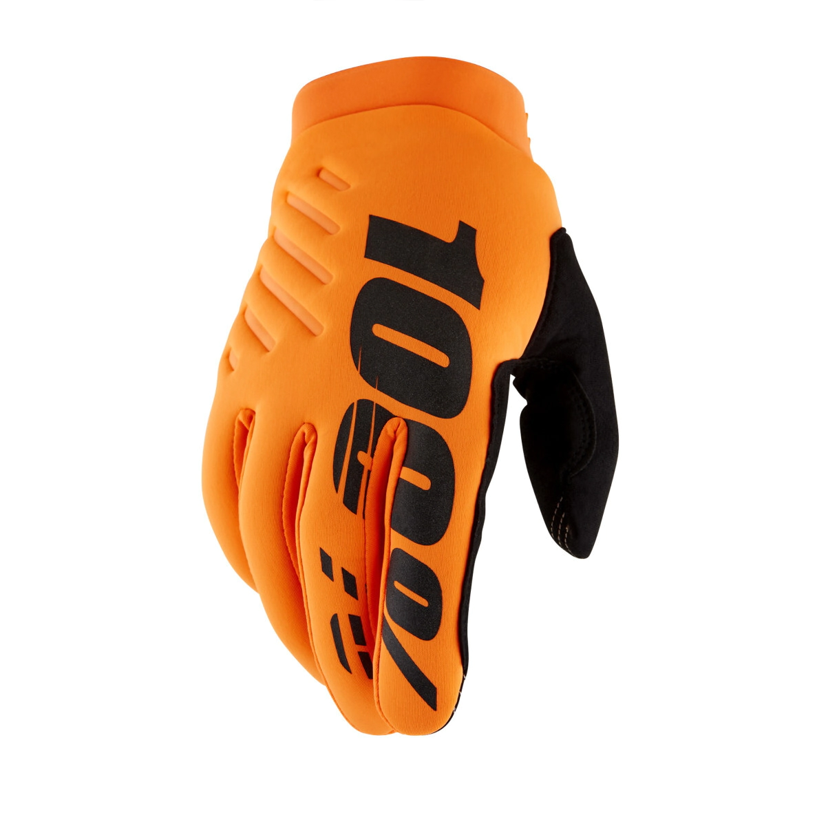[100%] Guantes [Color: Naranja] Talle:XL Brisker Youth Fluo Black