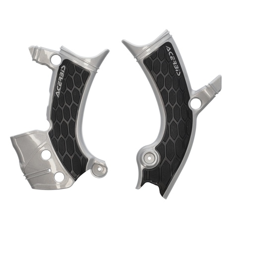 [Acerbis] Cubre cuadro [Color: Plateado] X-Grip Frame Guard Yamaha YZ F 250-450 23-25, YZ FX 250-450 24-26