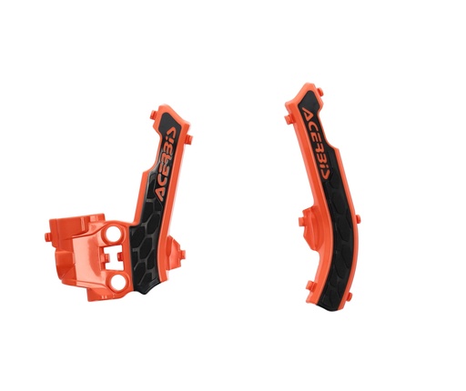 [Acerbis] Cubre cuadro [Color: Naranja] X-Grip Frame Guard GasGas MC 50 21-23 || KTM SX 50 16-23