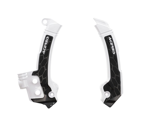 [Acerbis] Cubre cuadro [Color: Blanco] X-Grip Frame Guard Husqvarna FC 250-350-450 23-24, FE 250-350-450 23-24, FE w 350-501 2024, FX 350-450 23-24, TC 125-250 23-24