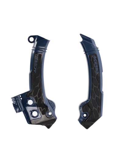 [Acerbis] Plasticos [Color: Azul] X-Grip Frame Guard Azul/Negro Husqvarna FC 250-350-450 23-24, FE 250-350-450 23-24, FE w 350-501 2024, FX 350-450 23-24, TC 125-250 23-24