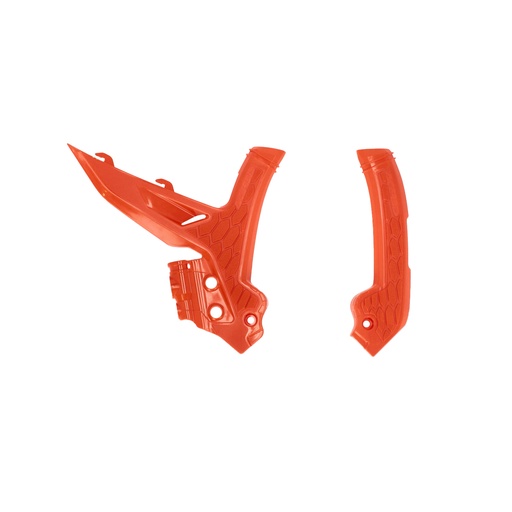 [Acerbis] Plasticos [Color: Naranja] X-Grip Frame Guard KTM EXC-F 250-350-450-500 24-25, SX 125-250 23-25, SX-F 250-350-450 23-25, XC-F 250-350-450 23-25, XC-W 150-250-300 24-25