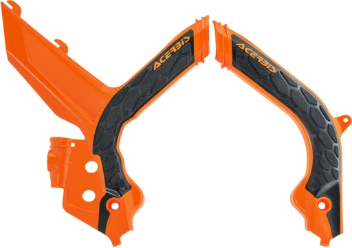 [Acerbis] Cubre cuadro [Color: Naranja] X-Grip Frame Guards KTM EXC 300 2022, EXC TPI 250-300 20-22, EXC-F 250-350-450-500 20-23, XC-W 150-250-300 2023, XC-W TPI 150-250-300 20-22… (1 modelo)