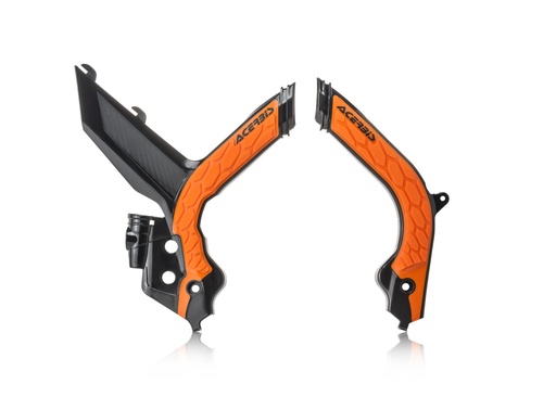 [Acerbis] Cubre cuadro [Color: Negro] X-Grip Frame Guards KTM SX 125-150-250 19-22, SX-F 250-350-450 19-22, XC-F 250-350-450 19-22