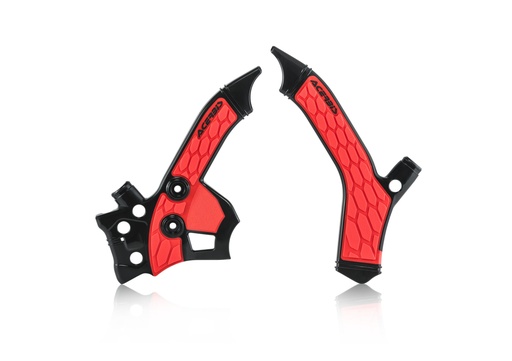 [Acerbis] Cubre cuadro [Color: Negro] X-Grip Frame Guards Honda CRF L 250 13-20