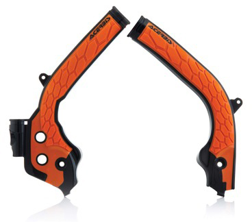 [Acerbis] Cubre cuadro [Color: Negro] X-Grip Frame Guard KTM EXC 300 2017, EXC TPI 250 2018, EXC-F 250-350-450-500 17-19, SX 125-150-250 16-18, SX-F 250-350-450 16-18, XC 250-300 16-18… (3 modelos)