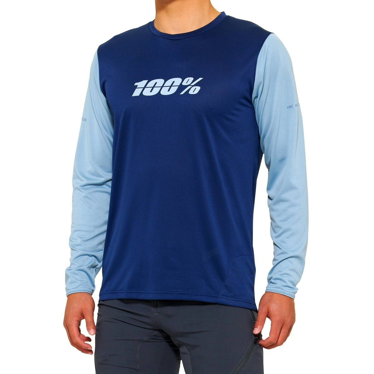 [100%] Remera [Color: Navy] Talle:XL Jersey Ridecamp Long Sleeve Slate