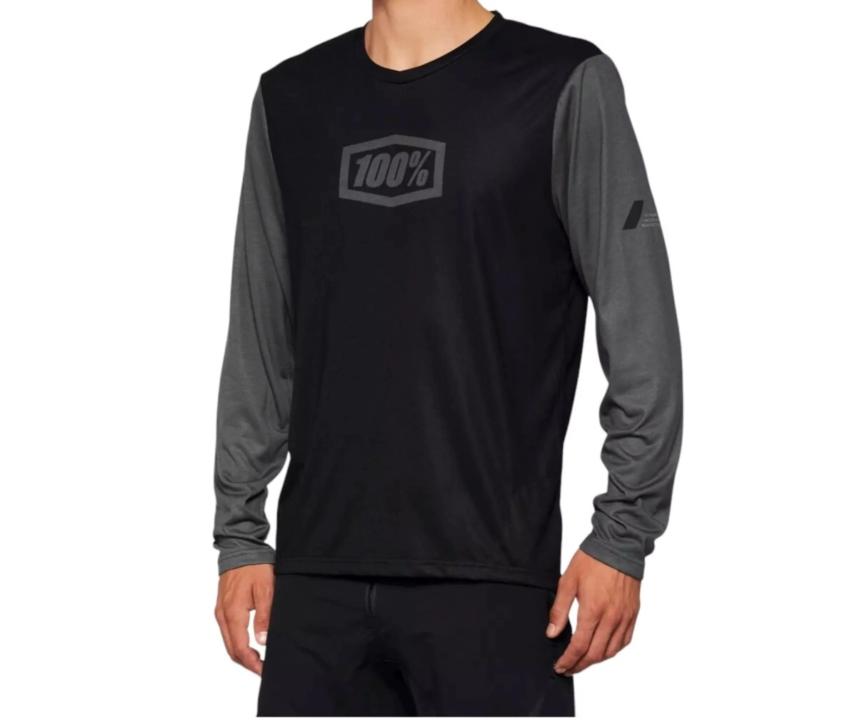 [100%] Remera [Color: Negro] Talle:XL Jersey Airmatic Long Sleeve
