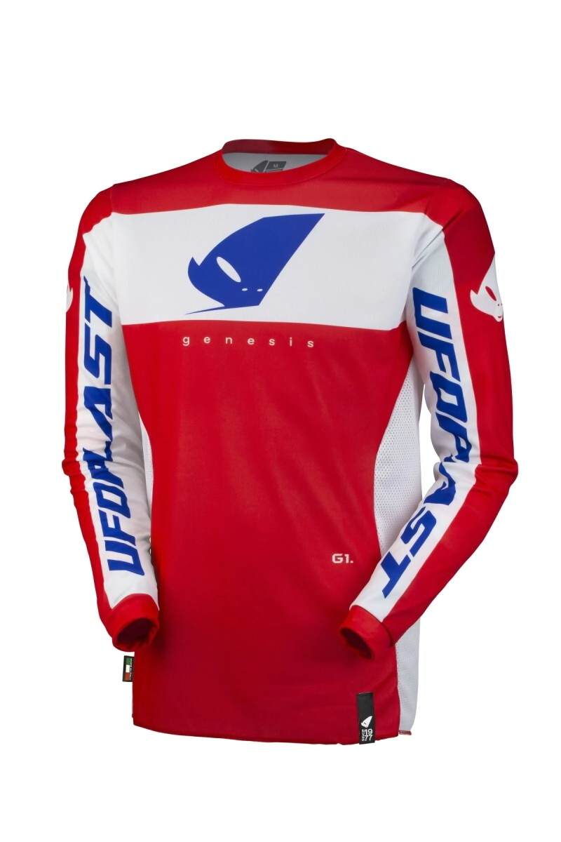 [UFO] Remera [Color: ROJO] Talle:S Jersey Italiano MX Genesis Azul