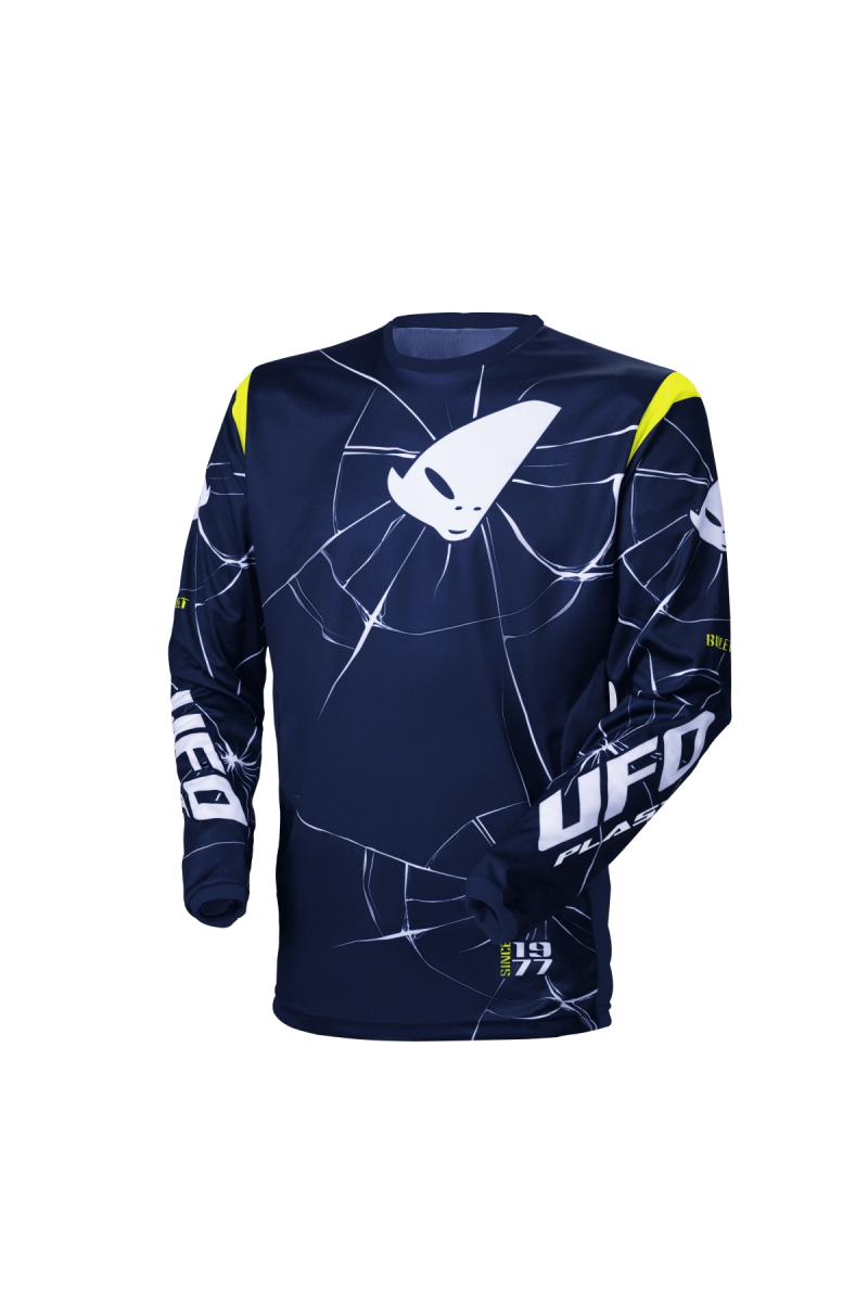 [UFO] Remera [Color: ROJO] Talle:2XL Jersey Italiano MX Bullet Blanco