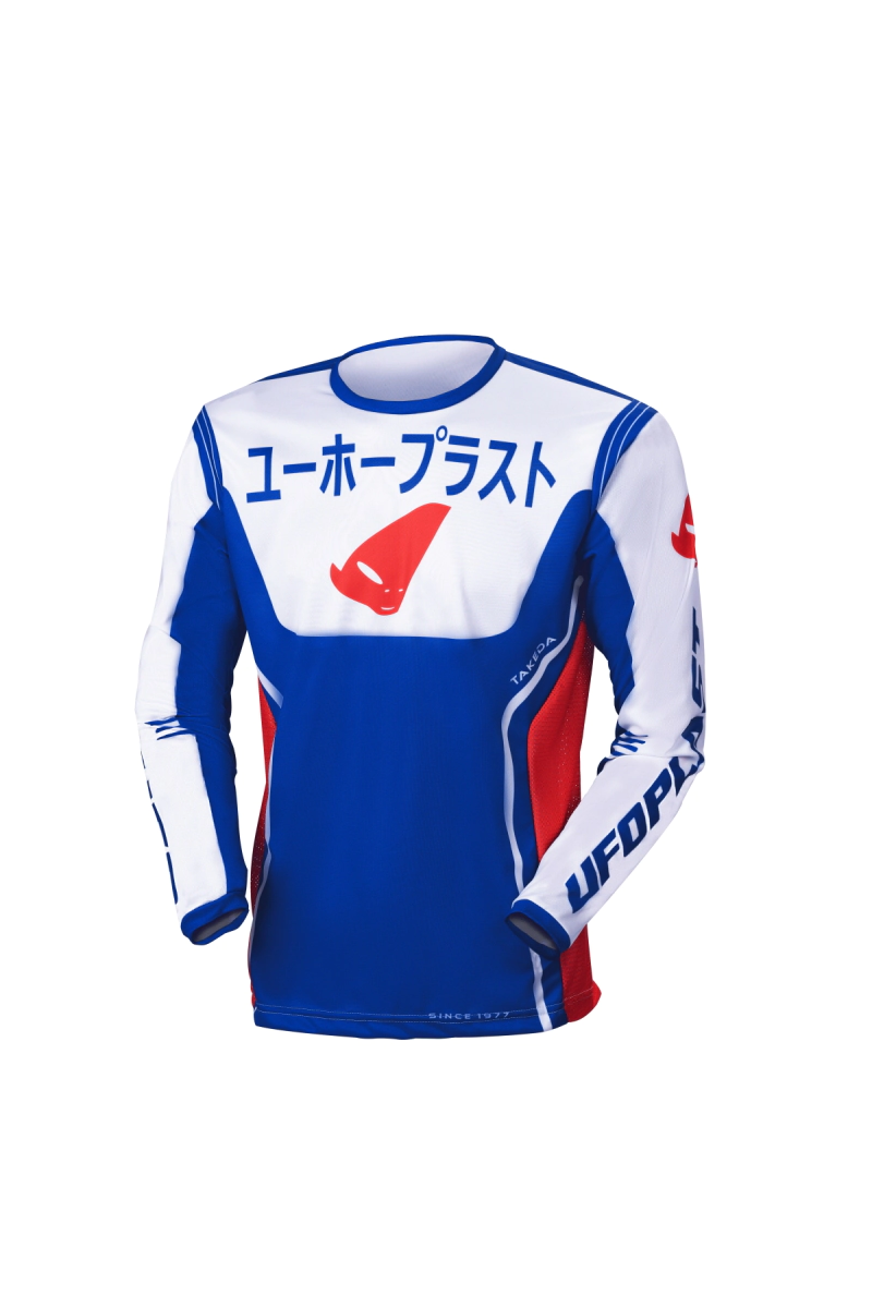 [UFO] Remera [Color: AZUL] Talle:L Jersey MX Takeda Rojo