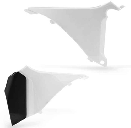 [Acerbis] Tapa de caja de filtro [Color: Blanco] Airbox Cover KTM SX 125-150-250 2012, SX-F 250-350-450 11-12, XC 150 2012, XC-F 250-350 11-12