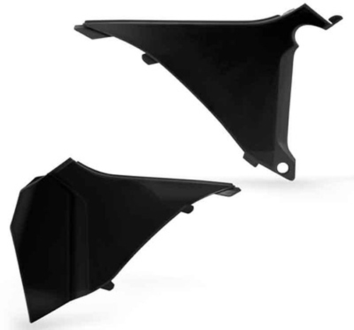 [Acerbis] Tapa de caja de filtro [Color: Negro] Airbox Cover KTM SX 125-150-250 2012, SX-F 250-350-450 11-12, XC 150 2012, XC-F 250-350 11-12