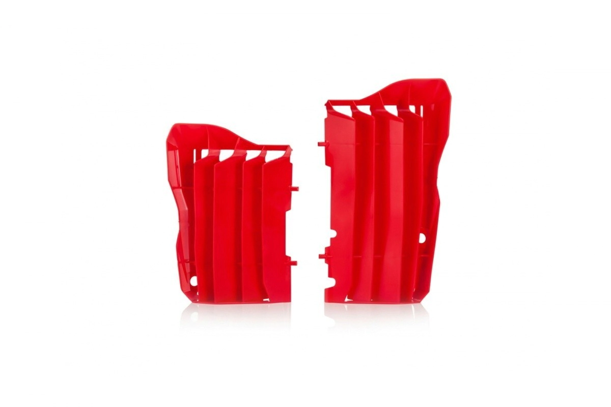 [UFO] Protector de radiador [Color: ROJO] Honda CRF 450R 17-20, CRF 450RX 17-20