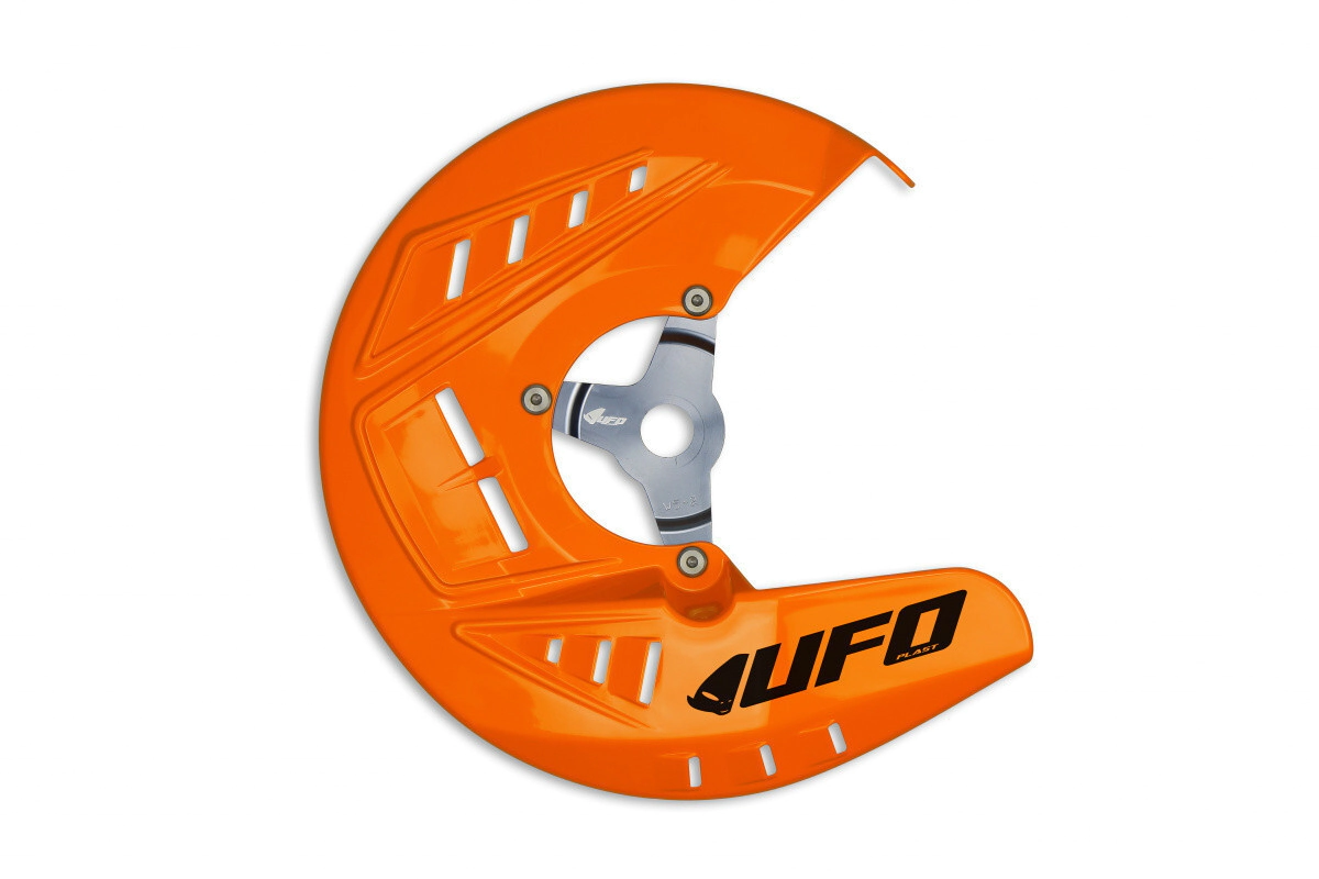 [UFO] Cubre disco de freno delantero KTM/HUSQ/Gas Gas 15/20 [Color: NARANJA]
