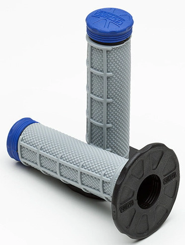 [Pro Taper] Puños [Color: NEGRO] Tri DENSITY MX 1 / 2 NEGRO / GRIS / AZUL