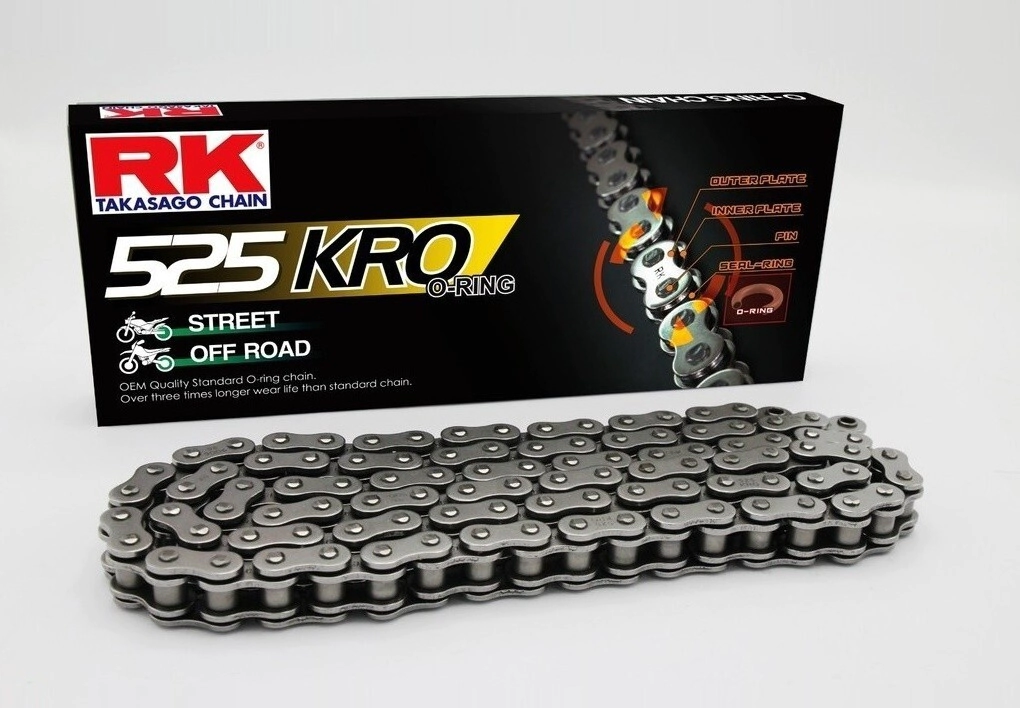 [RK] Cadena de transmision 525KROx-120L ORING