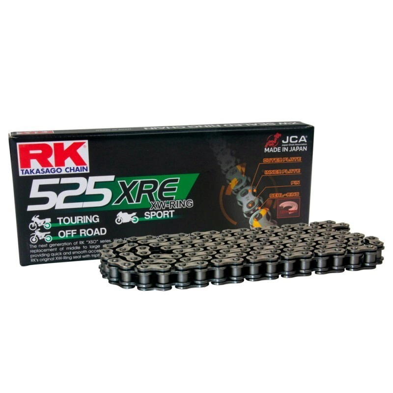 [RK] Cadena de transmision XSO 525XREx-128L PRO Touring XW Ring OFF Road Sport