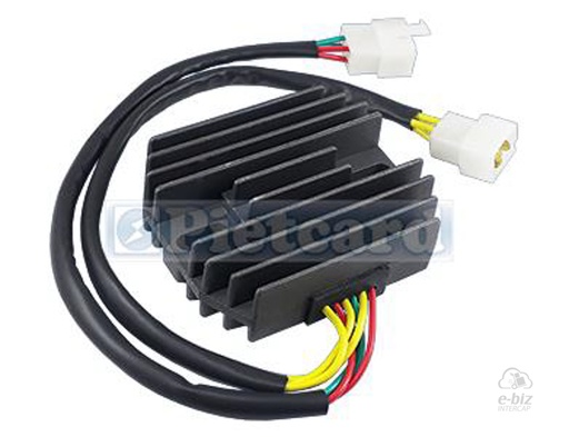 [Pietcard Electronica] Regulador de voltaje Trifásico [CC] [12V] [35A] 1535 Superbike Ducati Monster 796-797-821-1100-1200 09-21, Monster Dark 821 15-16, Monster Diesel 1100 2013, Monster Evo 1100 12-13… (5 modelos) || Ducati Monster 400, 600, Monster 800, Multistrada 620, 1000, Supersport 620, 800