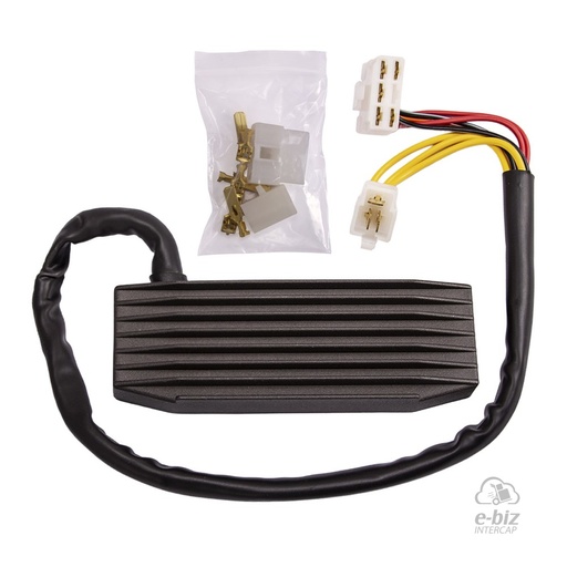 [Pietcard Electronica] Regulador de voltaje Trifásico [CC] [12V] 1550 VS Suzuki GSX 600-750 85-26, GSX-RZ Anniversary 600-750 2026 || Suzuki Intruder 600, 750, Intruder 800, 1400