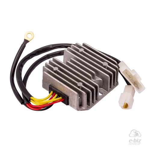 [Pietcard Electronica] Regulador de voltaje Trifásico [CC] [12V] [30A] 1546 Fase 125-200-250-390 RS200 Bajaj Dominar 250-400 16-26, Rouser NS 200 2018 || Husqvarna Svartpilen 401 18-25, Vitpilen 401 18-25 || KTM Duke 125-200 11-25… (1 modelo)