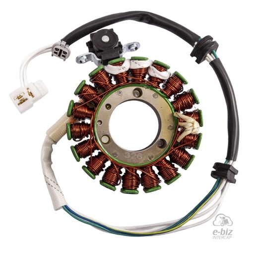 [Pietcard Electronica] Encendido 326 Estator Trif. 18P Aislado Masa AÑO 2007 AL 2011 Enc. Bateria Yamaha YBR 250 07-11