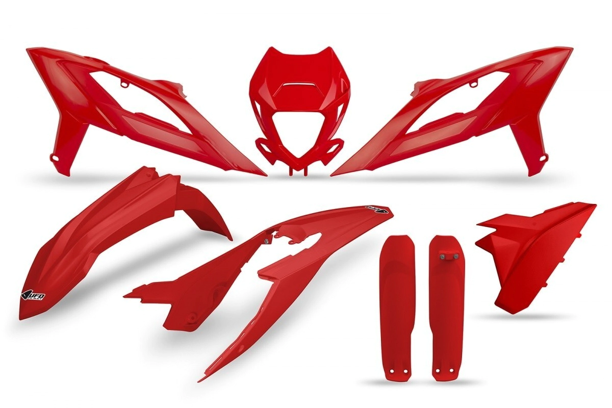 [UFO] Kit de plasticos completos [Color: ROJO] 23/25 Beta Enduro RR -Pro 4T 350-390-430-480 2025, Enduro RR 2T 125-200-250-300 23-24, Enduro RR 2T -Pro 125-200-250-300 2025… (5 modelos)