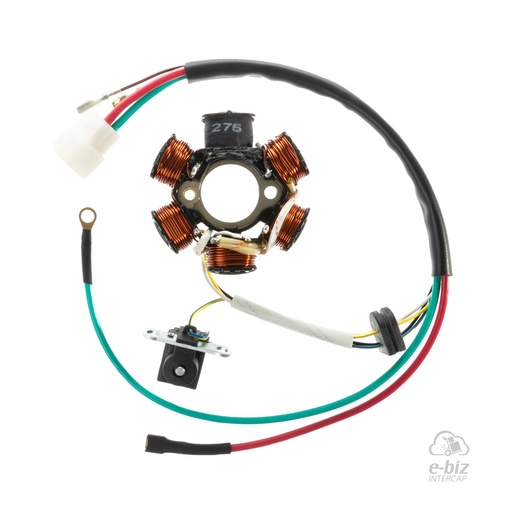 [Pietcard Electronica] Encendido 275 Estator 6 CON Conexion Masa ENC Magneto Kymco ZX 50 00-07