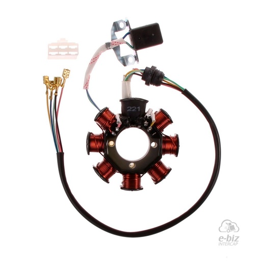 [Pietcard Electronica] Encendido 221 Estator 8 Aislado Masa 2008 Corven Triax Touring 250 15-24 || Cerro CE 150-13 || Motomel X3M 125 || Zanella HJ 125, Patagonia 150