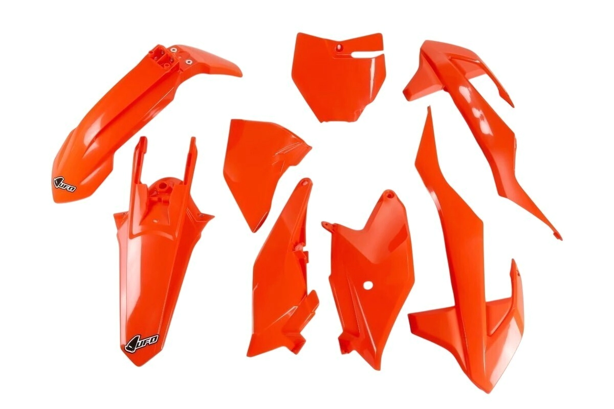 [UFO] Kit de plasticos completos [Color: NARANJA] 18/24 Fluo KTM SX 17/14 85 18-24, SX 19/16 85 18-24