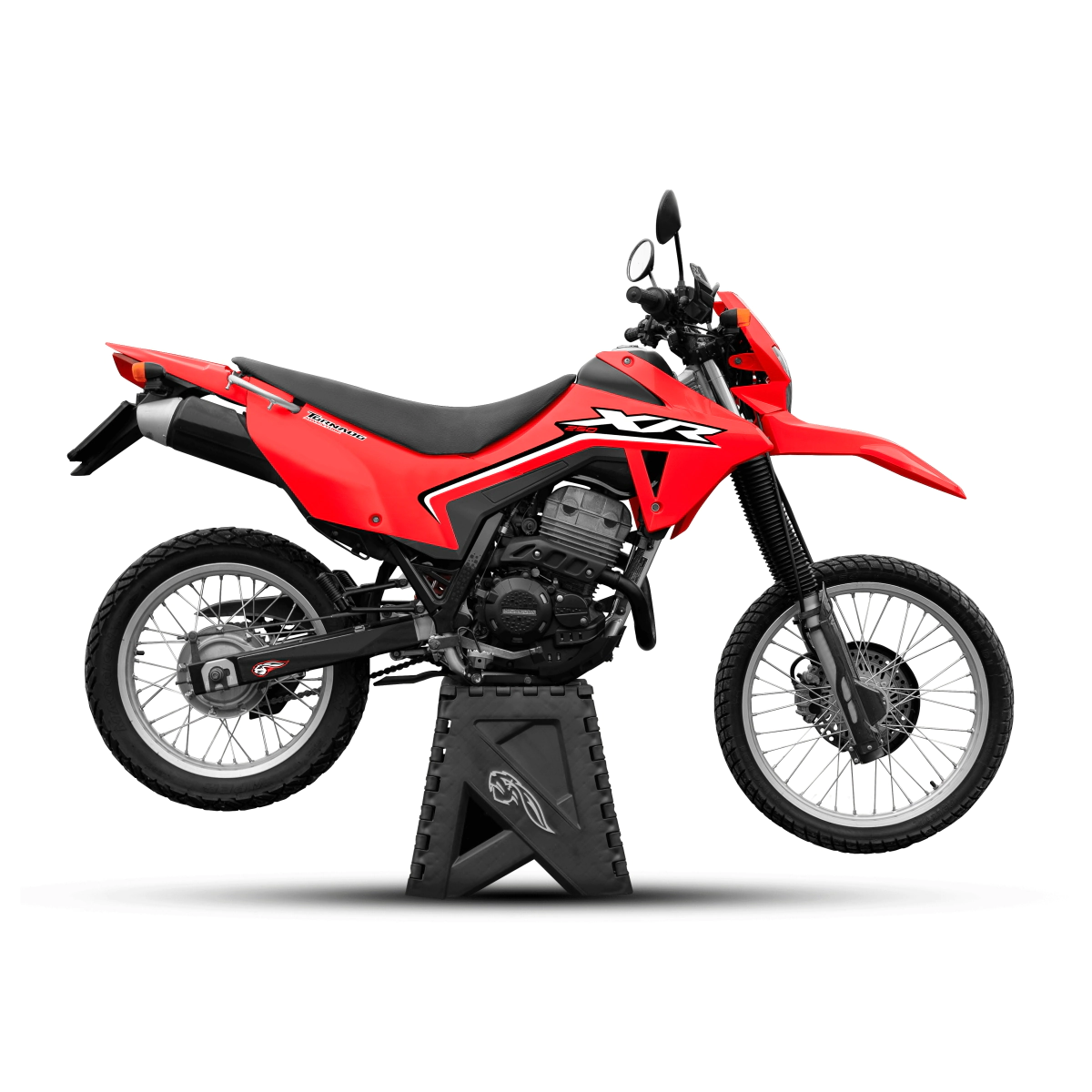 [AMX] Kit de plásticos completos Adventure con faro y calcomanías (símil Tornado 300) Honda XR 250 Tornado