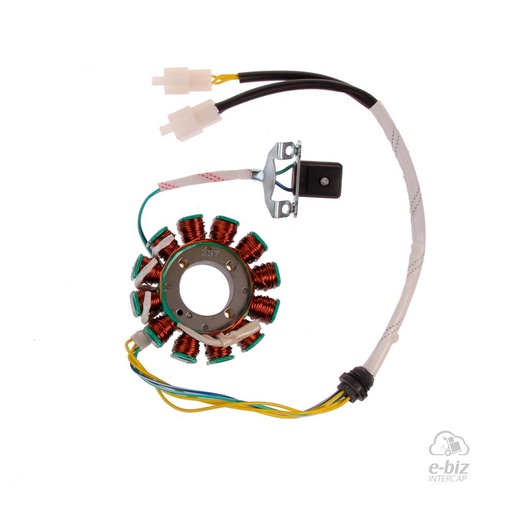 [Pietcard Electronica] Encendido 257 Estator Trif 12 Aislado Masa Zanella RZ 250 AÑO 2013 C / ENC A BATERIA