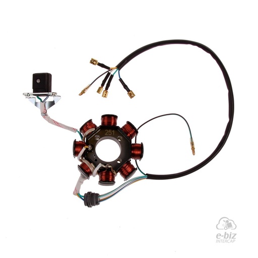 [Pietcard Electronica] Encendido 251 Estator 2007 Mon DE 8 P C / CONEXION A MASA EJ:Motomel CG 150 S2 C / ENC A BATERIA