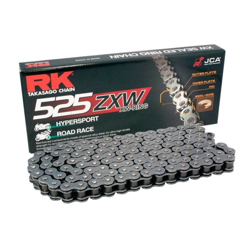 [RK] Cadena de transmision 525ZXWx-120L Premium Street Xw-Ring