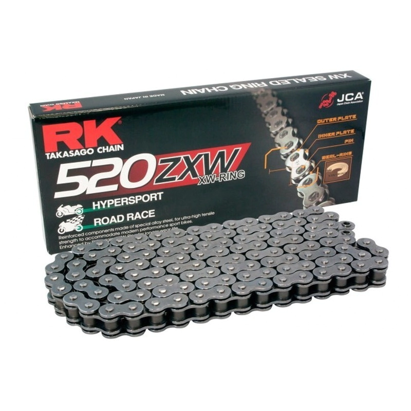 [RK] Cadena de transmision 520ZXWx-120L Premium Street Xw-Ring