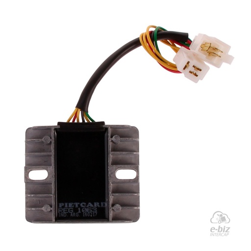 [Pietcard Electronica] Regulador de voltaje Trifásico [CC] [12V] [12A] VA 1120-1130-1289- Enduro- MO Gilera QM125 || Zanella ZTT GY 200-ZTT 200