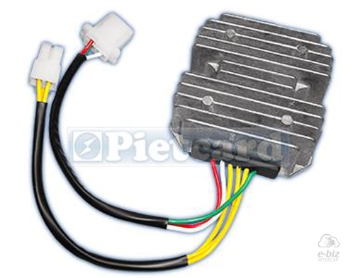 [Pietcard Electronica] Regulador de voltaje Trifásico [CC] [12V] [12A] VA 2007 SERIE2 AÑO 2011 Gilera YL 150 || Zanella Styler 125 Exclusive