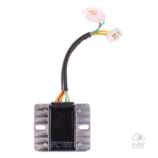 [Pietcard Electronica] Regulador de voltaje Trifásico [CC] [12V] [12A] 1422 Tecn. Mosfet AÑO 2011 Brava DAYSTAR ROUTIER 250 -Mondial RD 200 K-RD 250 R